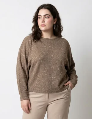 Suéter cuello redondo para mujer