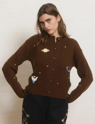 Suéter cuello redondo para mujer