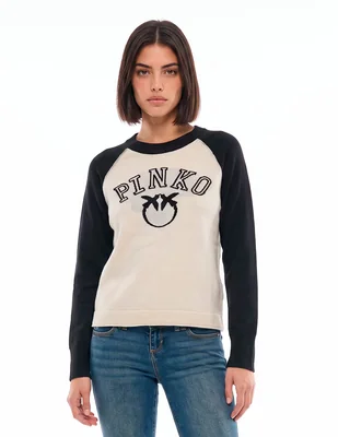 Suéter cuello redondo para mujer