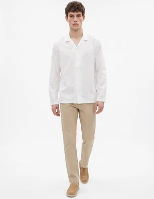 Camisa casual manga larga para hombre