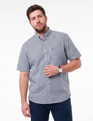 Camisa casual manga corta para hombre