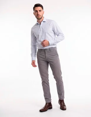 Camisa casual manga larga para hombre