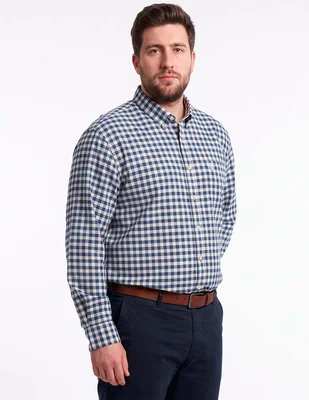 Camisa casual manga larga para hombre