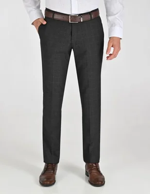 Pantalón Formal De vestir Regular Otoño Invierno de Poliéster y viscosa para hombre
