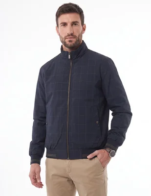 Chamarra bomber con bolsillos para hombre