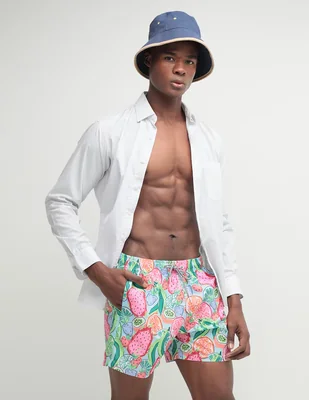 Traje de baño calzón de malla integrado para hombre