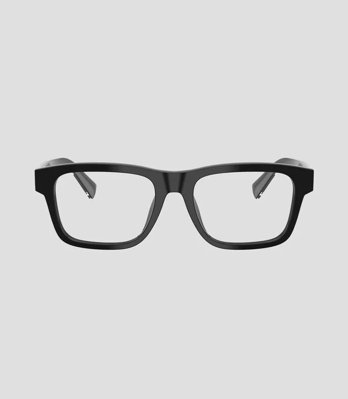 Lentes oftálmicos rectangulares negros Unisex