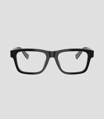 Lentes oftálmicos rectangulares negros Unisex
