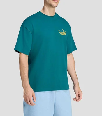 Playera cuello redondo manga corta estampada Powder Tongue Hombre