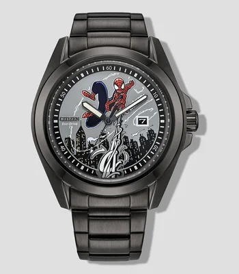 Reloj para Hombre Marvel Spider-Man casual, gris