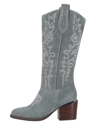 Bota media pierna para mujer