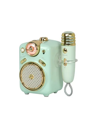 Divoom Fairy-Ok, Bocina / Karaoke Bluetooth, Color Verde