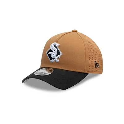 Chicago White Sox MLB Deceptor 9FORTY M-Crown A-Frame Snapback Café