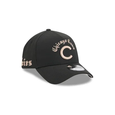 Chicago Cubs MLB Gothic Lettering 9FORTY A-Frame Snapback