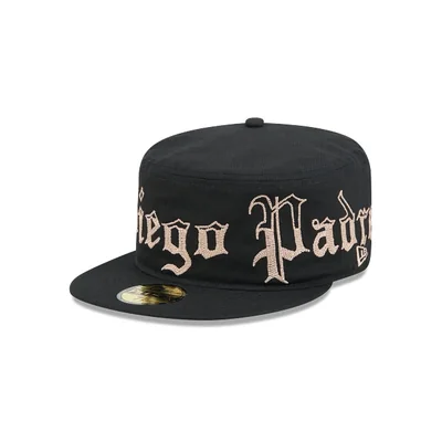 San Diego Padres MLB Gothic Lettering Pillbox Cerrada