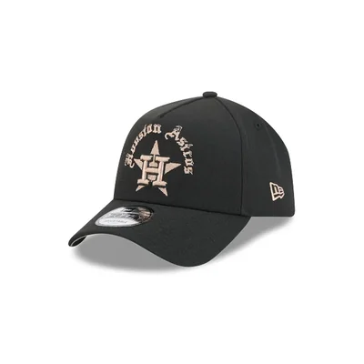 Houston Astros MLB Gothic Lettering 9FORTY A-Frame Snapback