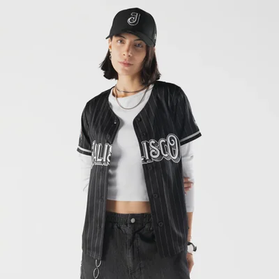 Jersey Charros De Jalisco Alternativo Pinstripe LMP para Mujer