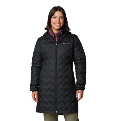 Chamarra Térmica Larga para Mujer Columbia Delta Ridge II Long Down Jacket