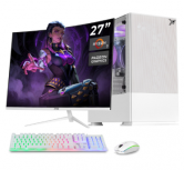 Computadora Xtreme PC Gaming CM-05938, AMD Ryzen 7 5700G, 16GB, 500GB SSD, Wi-Fi, Windows 11 Prueba + Teclado/Mouse/Monitor de 27"