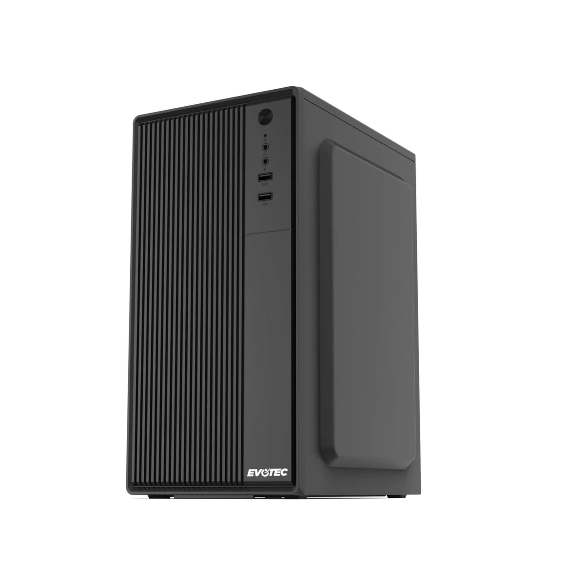 Computadora Evotec VERTEC, Intel N100, 16 GB RAM DDR4 3200 MT/s, 480 GB SSD, Windows 11 (Trial), Negro