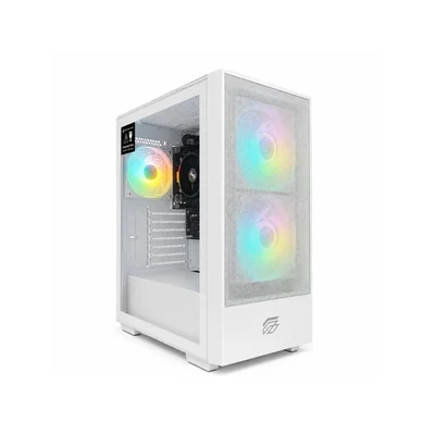 Computadora Gamer Hyundai TRINITY, AMD Ryzen 5 5600GT, 16 GB RAM DDR4 3200 MT/s,480 GB SSD,Windows 11 (Trial),RGB,Blanco