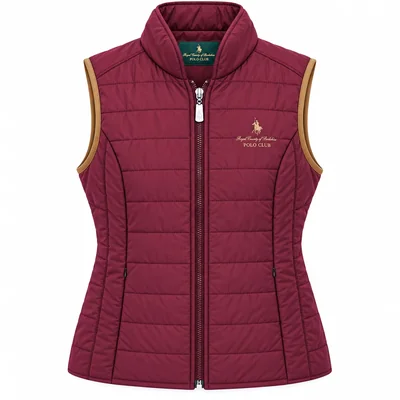 Chaleco Nylon Vino Royal Polo Club para Mujer Casual