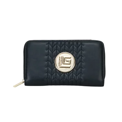 Monedero Cierre Negro Guy Laroche para Mujer