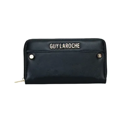 Monedero Cierre Negro Guy Laroche para Mujer