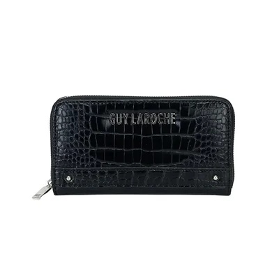 Monedero Cierre Negro Guy Laroche para Mujer