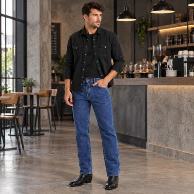 Pantalón Mezclilla Hombre Corte Recto Edwards