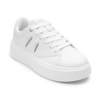 Tenis Plataforma Capa de Ozono Blanco para Mujer