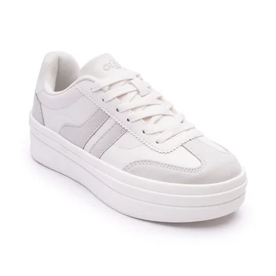Tenis Plataforma Capa de Ozono Blanco para Mujer