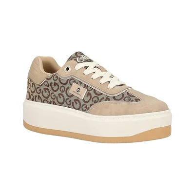 Tenis G By Guess Fijacion de Agujeta para Mujer Café Obscuro