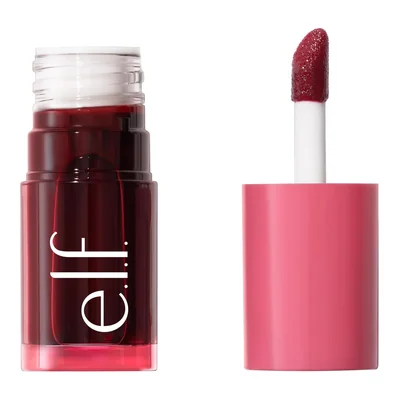 e.l.f Tinte Labial Multiusos para labios Y Mejillas De Larga Duración Red On Left