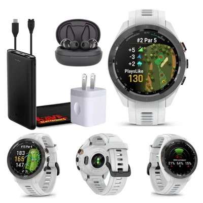 Reloj inteligente Garmin Approach S70 42 mm GPS Golf para hombre - Blanco