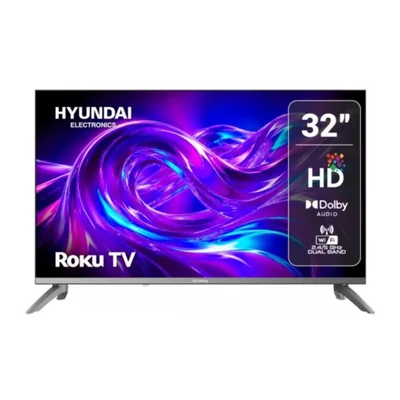 Pantalla 32" Smart Tv HD Roku Hyundai HYLED3257RIM