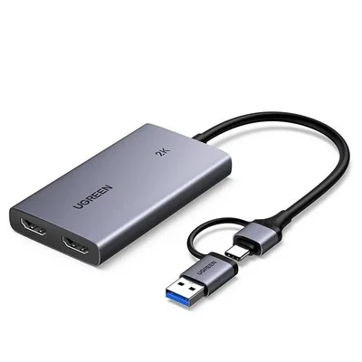 Tarjeta de captura HDMI UGREEN 2K@30Hz USB 3.0 con salida en bucle
