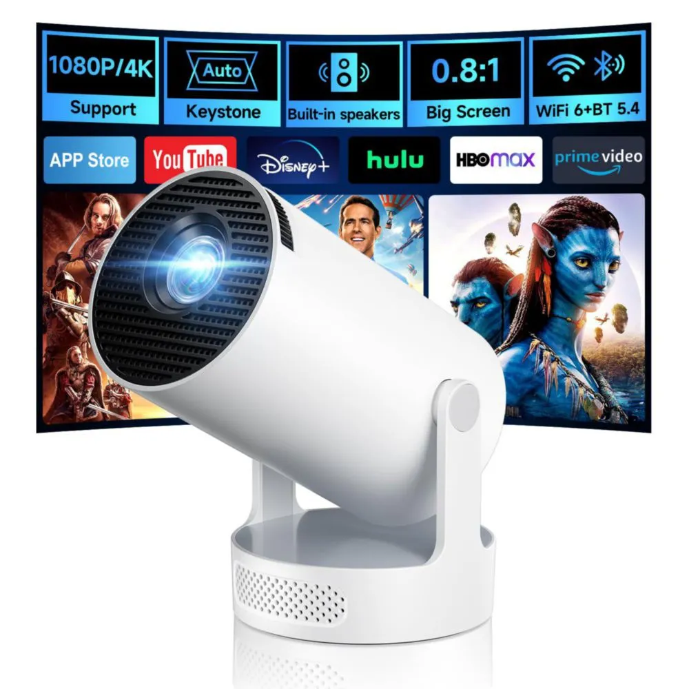 Proyector Philoent WiFi 6 y Bluetooth 5.4 con apps integradas