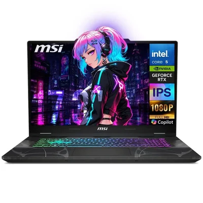 Laptop msi cyborg geforce rtx 5060 core 5 32gb 512gb 17.3"
