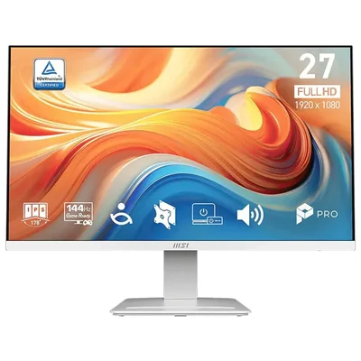 Monitor 27" msi pro mp273w e14a ips fhd 144hz 1ms hdmi