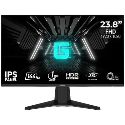 Monitor gamer 23.8" msi g242l e14 fhd 144hz 1ms ips bk