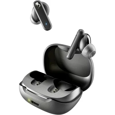Skullcandy Audífonos Intrauriculares con Micrófono Smoking Buds, Inalámbrico, Bluetooth, Negro