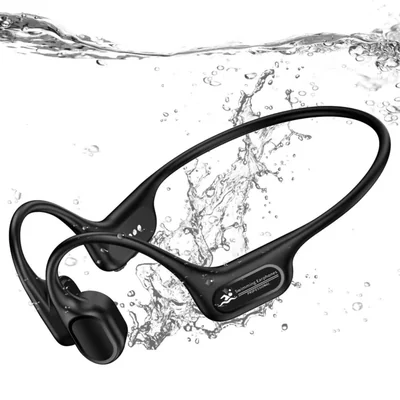Auriculares RR SPORTS IP68 Impermeables Bluetooth 6.0 Negro