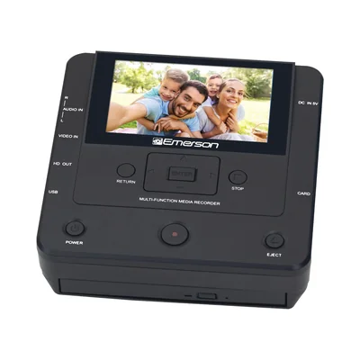 Grabador Multimedia Emerson Emt-1200 Con Pantalla Lcd De 4,3 Pulgadas - Venta Internacional.