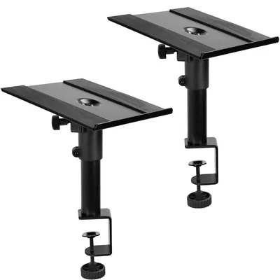 Set De Soporte Vivo Mount-sp01cb Negro Con Pinza Para Altavoces - Venta Internacional.