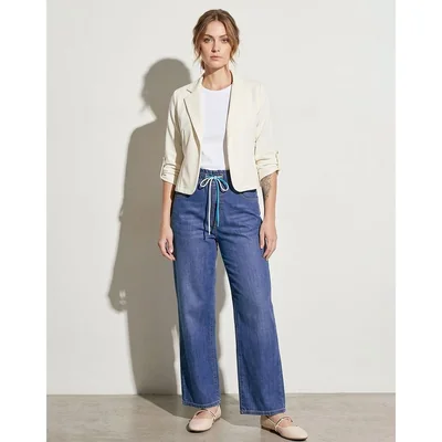 Jeans Mujer Moda Recto Azul Furor 62107832