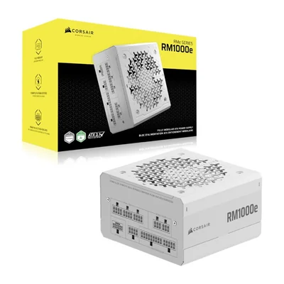 Fuente Corsair Rm1000e 1000w 80 Plus Gold Modular Atx Blanco Cp-9020294-na