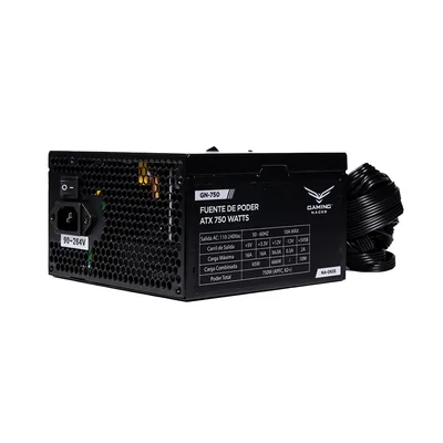 Fuente Naceb 750w 80plus Bronze Atx No Modular Negro Na-0635
