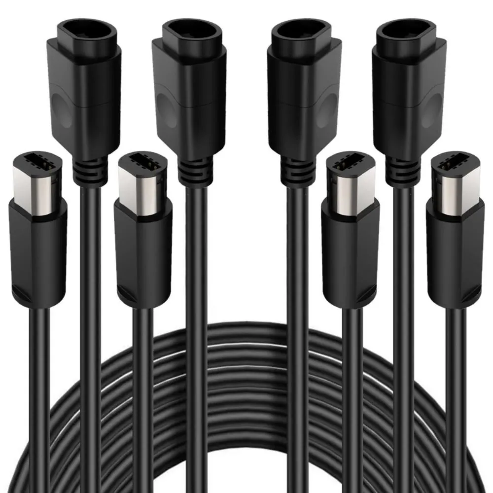 Cable de extensión Hyamass 4 unidades 2 m para mando Wii/GameCube