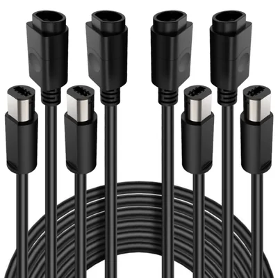 Cable de extensión Hyamass 4 unidades 2 m para mando Wii/GameCube